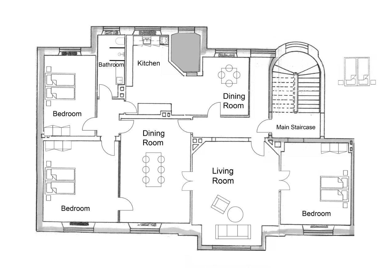 Lovely 3Br Manor Apartment 5 Min From Tivoli Gardens Copenaghen Esterno foto