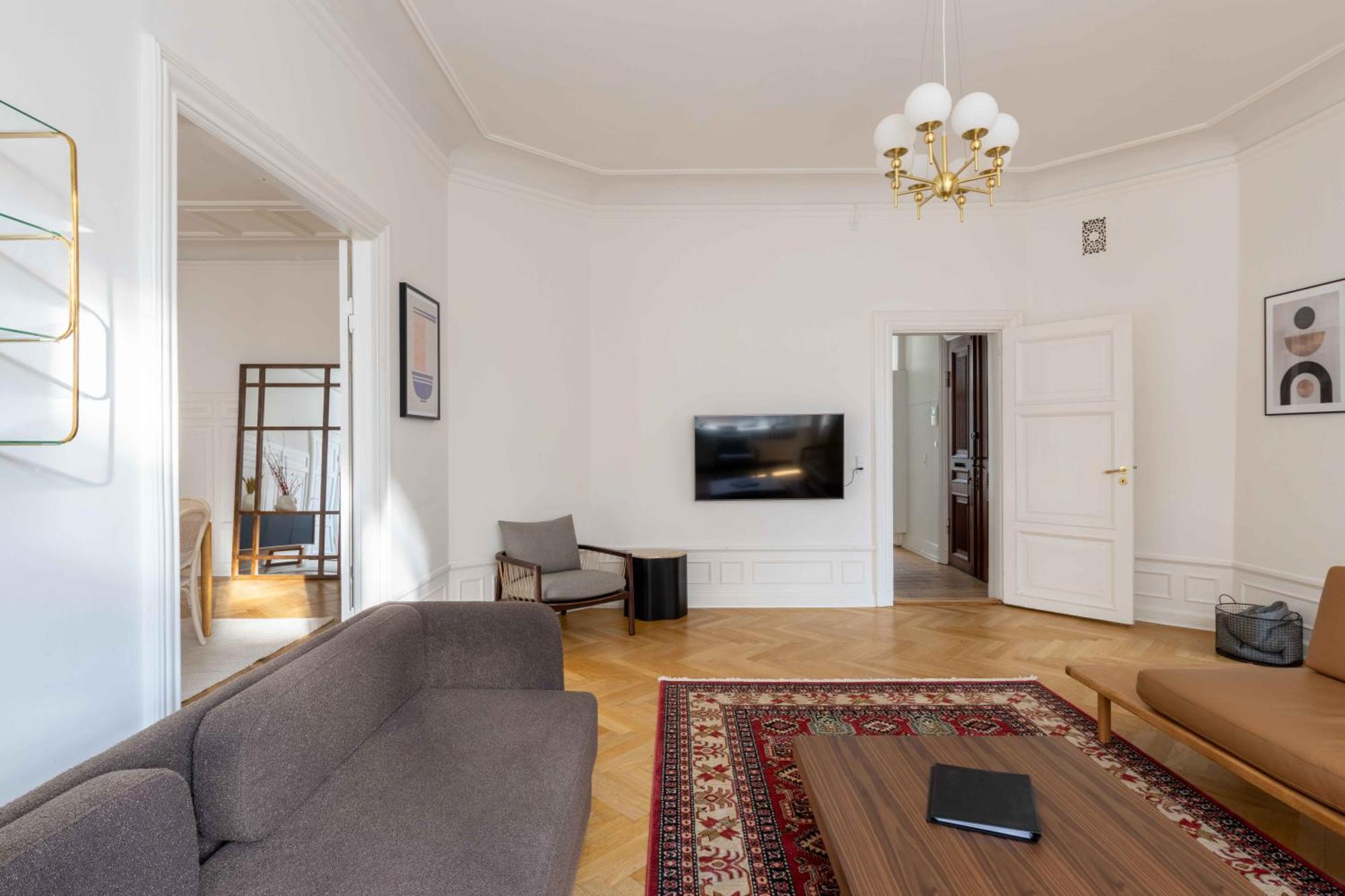 Lovely 3Br Manor Apartment 5 Min From Tivoli Gardens Copenaghen Esterno foto